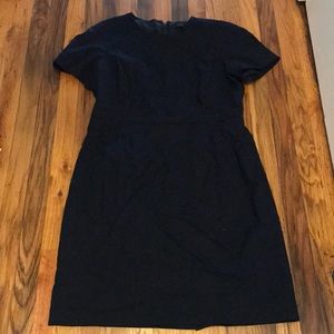 Lightweight wool work dress